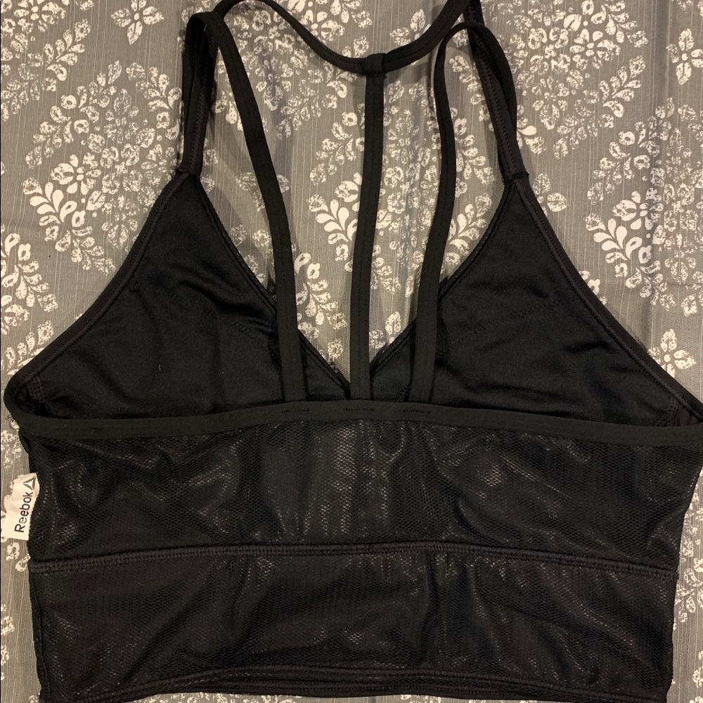 Reebok black mermaid bra